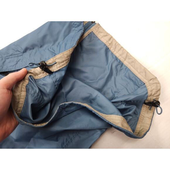 LL Bean Stowaway Windbreaker Jacket Men's Size Small Blue Zip Up Lightweight - Picture 5 of 10